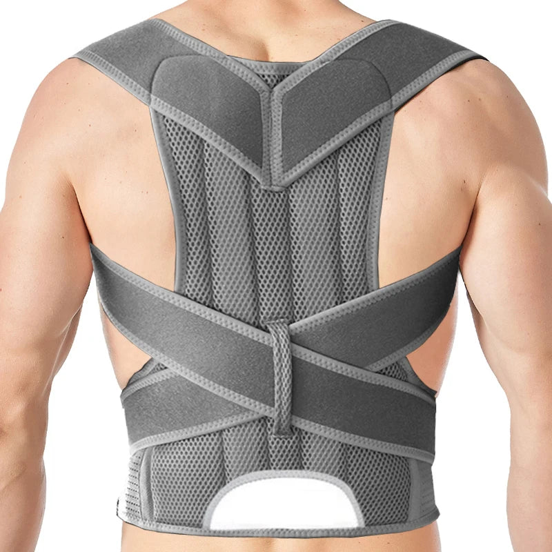 4XL Bar Shoulder Bone Care Support Correction Back Brace Straightener Posture Corrector Vest Scoliosis Back Orthopedic Belt